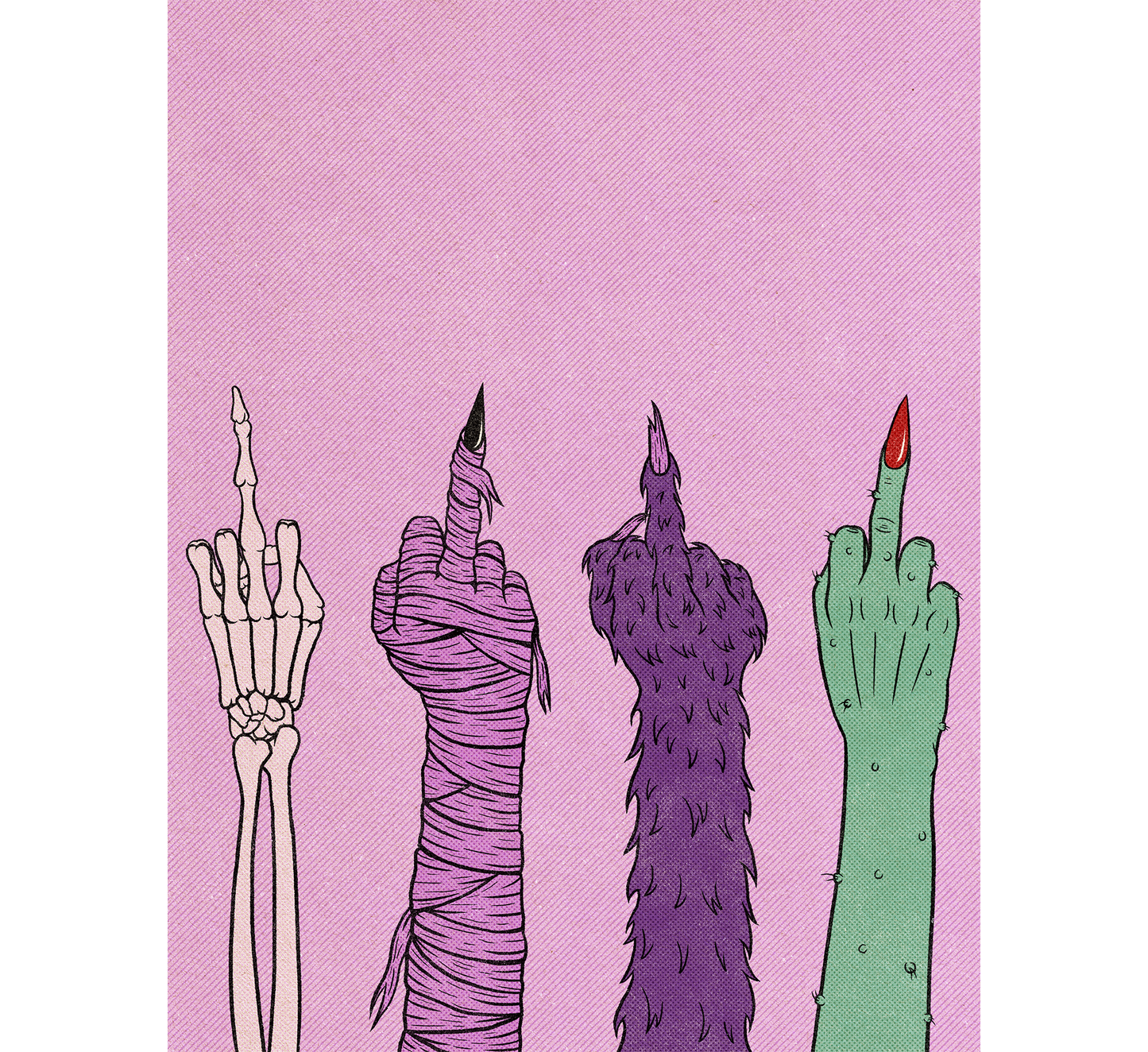 classy-creeps-bad-ghouls-art-print