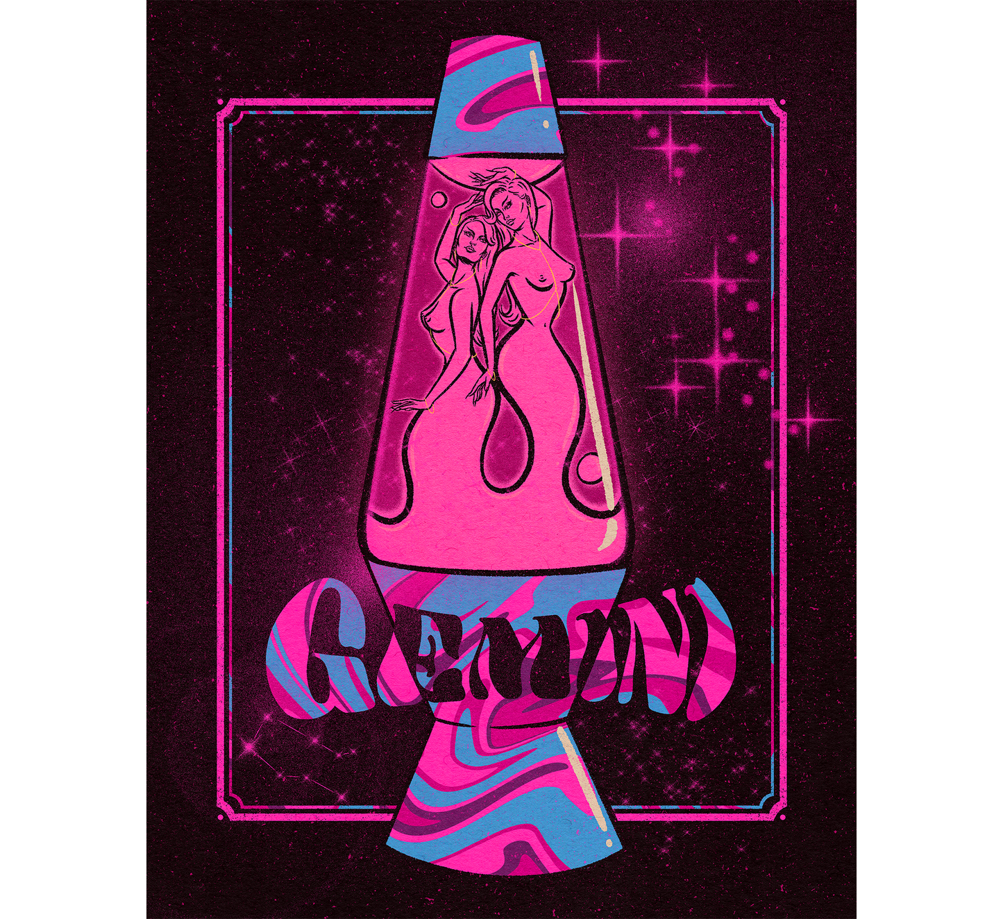    classy-creeps-gemini-art-print